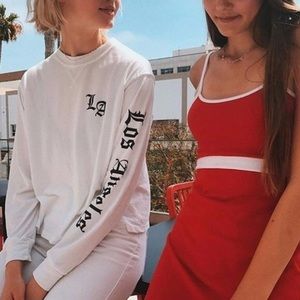 🍒SEXY LITTLE RED DRESS BRANDY MELVILLE🍒